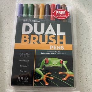 Tombow dual brush pen marker secondary